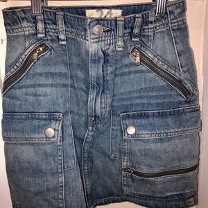 FREE PEOPLE DENIM SKIRT